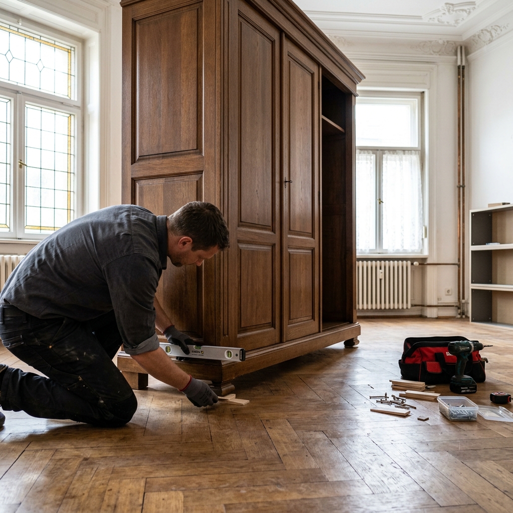 Möbelaufbau in Greiz – Altbau Herausforderung gelöst